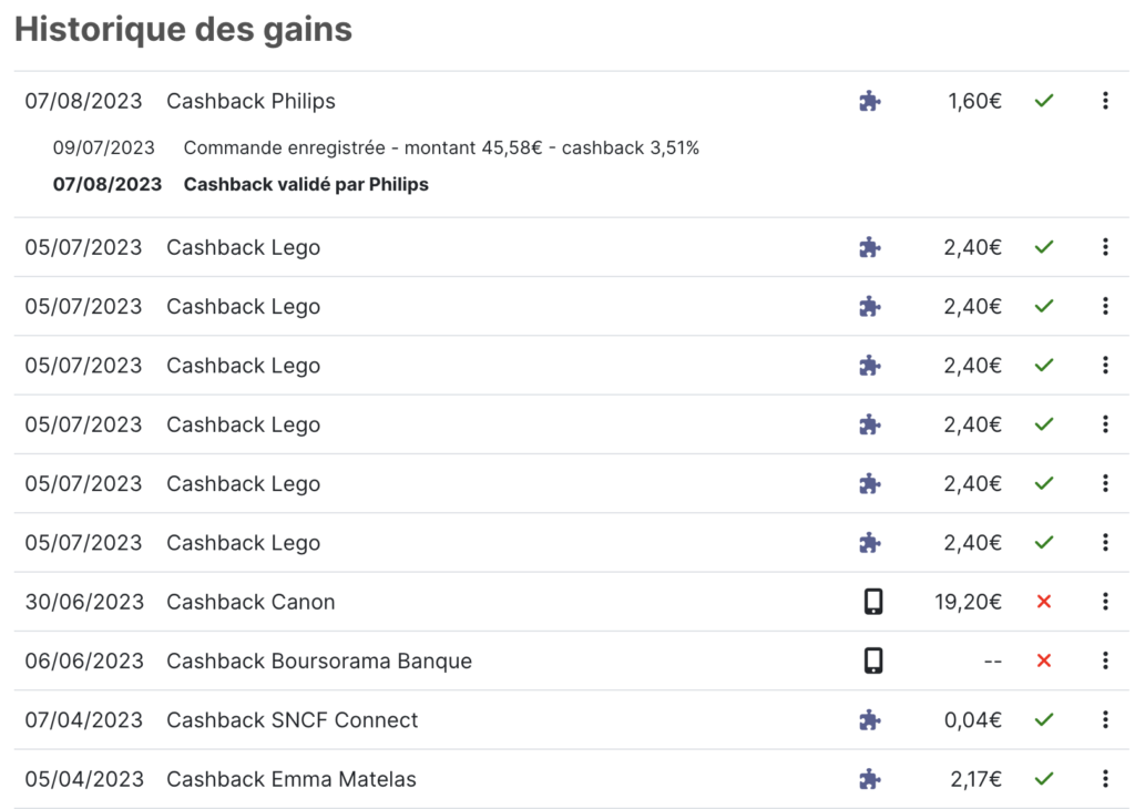 Widilo - Mon Avis Sur Le Cashback Maj 2025 2 Exemple De Cashback